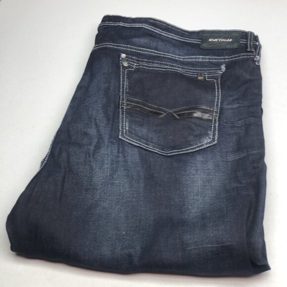 MENS DAVID BITTON SIX-X SLIM STRAIGHT JEANS 52x32 ⭐️ - Picture 1 of 10